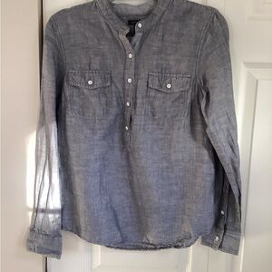 Tommy Hilfiger Blue Casual Button Down Shirt